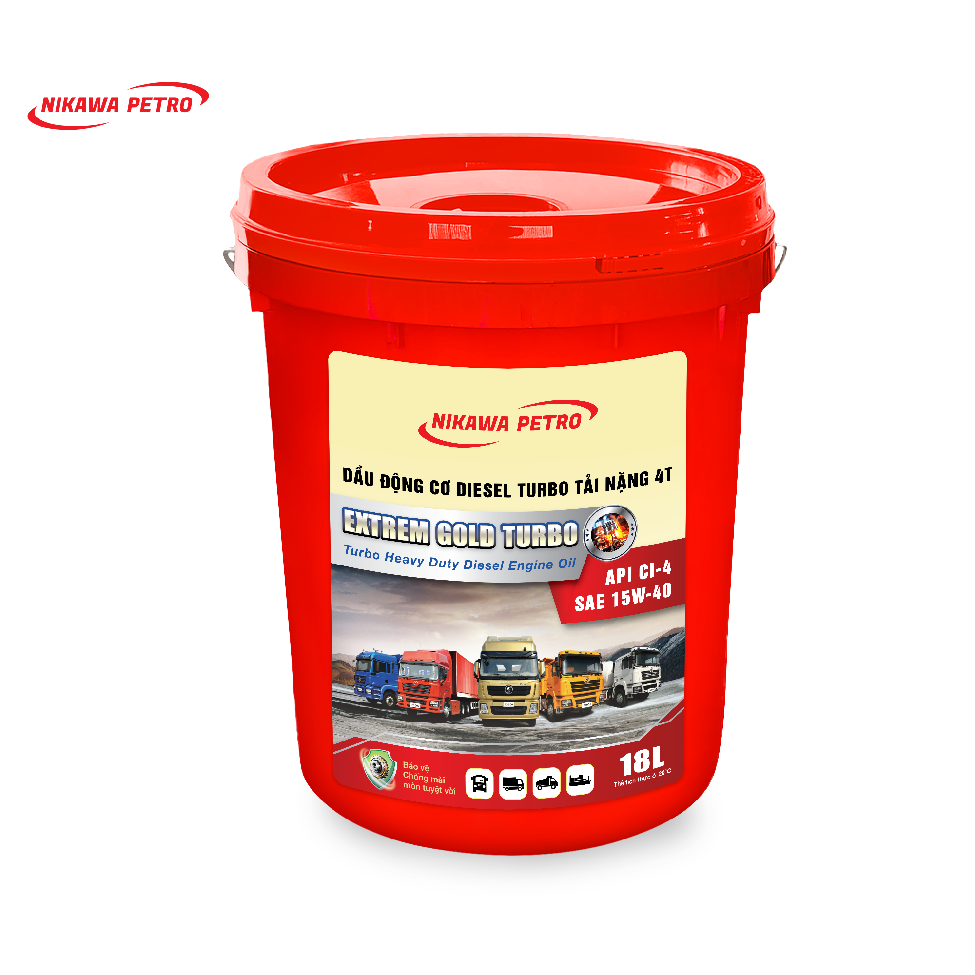 DẦU ĐỘNG CƠ DIESEL - EXTREM PRO TURBO API CI-4 / SAE 15W-40