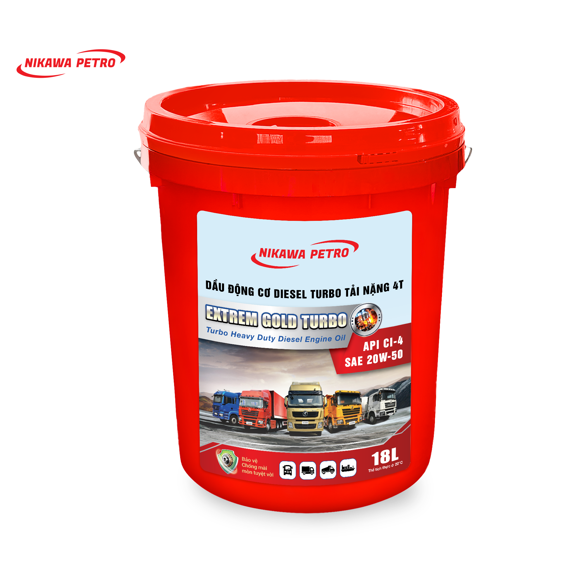 DẦU ĐỘNG CƠ DIESEL - EXTREM PRO TURBO API CI-4 / SAE 20W-50