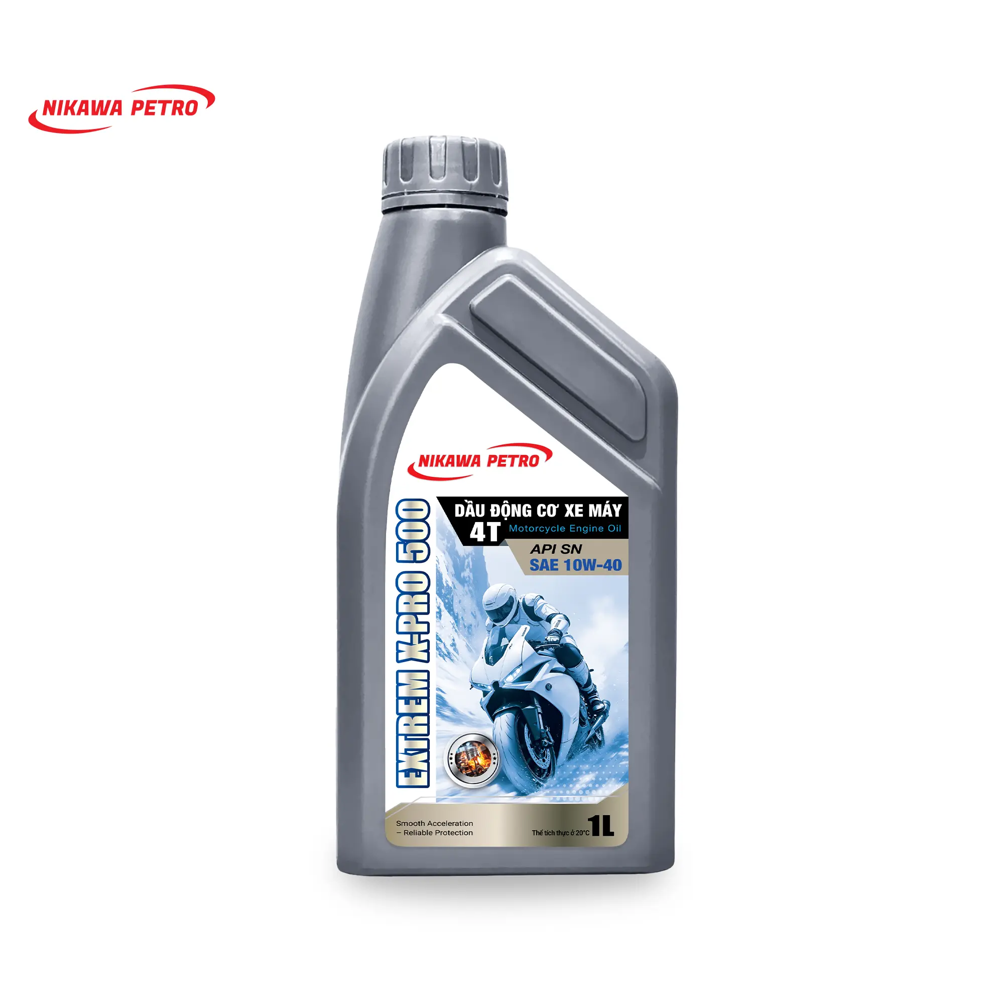 DẦU ĐỘNG CƠ XE MÁY 4T - EXTREM X-PRO 500 API SN - SAE 10W-40