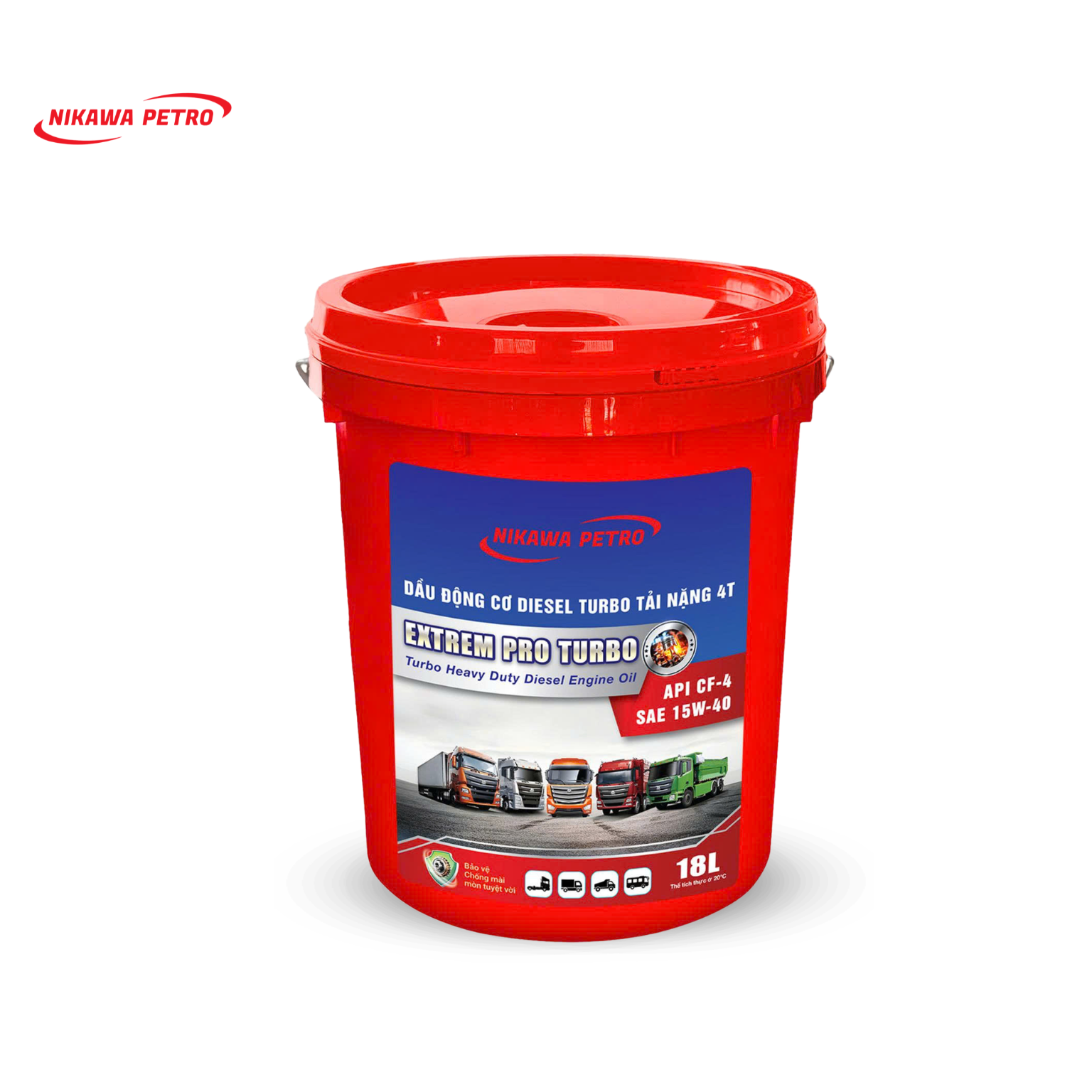DẦU ĐỘNG CƠ DIESEL - EXTREM GOLD TURBO API CF-4 / SAE 15W-40